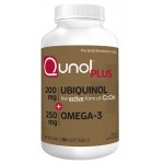 อาหารเสริม Qunol Ubiquinol + Omega 3 Plus CoQ10 200 mg 90 เม็ด